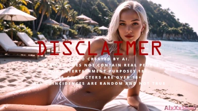 Cover for 'Sex On The Beach, I Fuck A Beauty On A Sun Lounger By The Sea, And Cum On Her Face [AI Generated]'